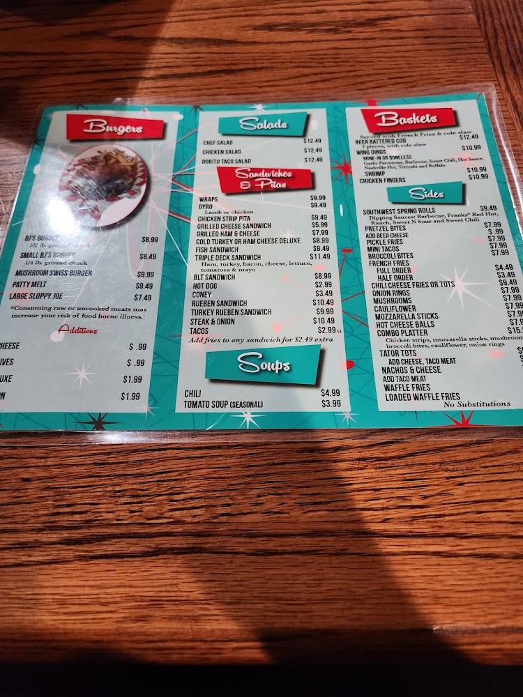 BJ'S Bar Menu image 2