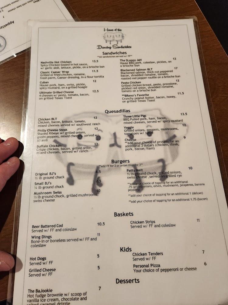 BJ'S Bar Menu image 3